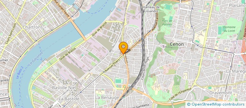 localisation de l'entreprise MONSIEUR BRYAN METZGER  BORDEAUX