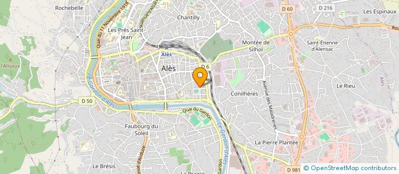 localisation de l'entreprise MONSIEUR BRYAN MOREL  ALES