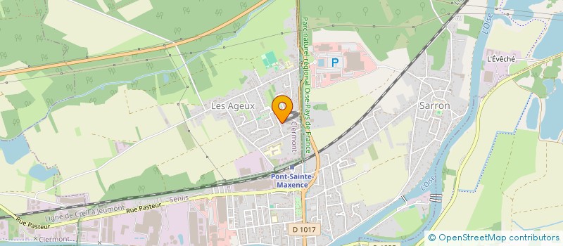 localisation de l'entreprise MONSIEUR BRYAN MOREL  LES AGEUX