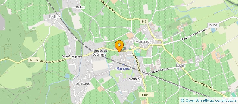 localisation de l'entreprise MONSIEUR BRYAN NICOLLE  MARGAUX-CANTENAC