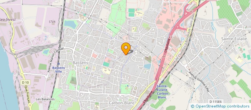 localisation de l'entreprise MONSIEUR BRYAN NORIEGA  CARBON-BLANC