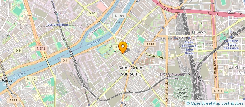 localisation de l'entreprise MONSIEUR BRYAN NSUNGU à SAINT-OUEN-SUR-SEINE