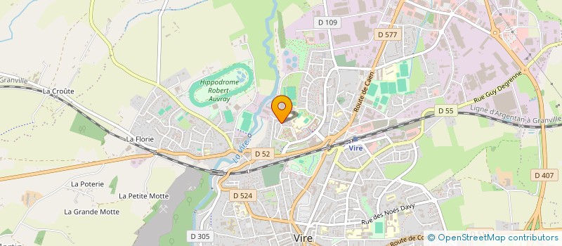 localisation de l'entreprise MONSIEUR BRYAN PARIS  VIRE NORMANDIE