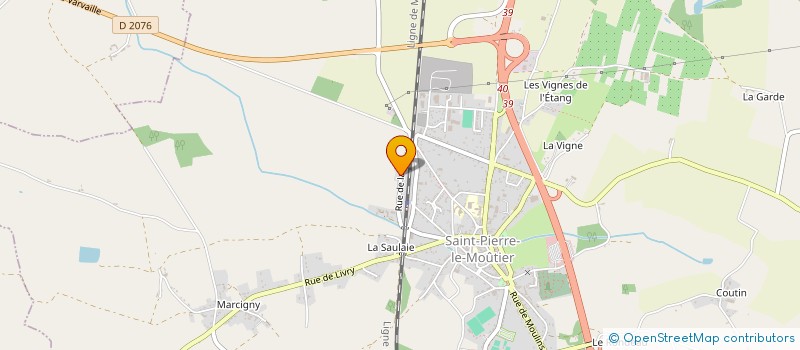 localisation de l'entreprise MONSIEUR BRYAN PETIT  SAINT-PIERRE-LE-MOUTIER