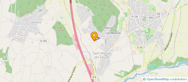 localisation de l'entreprise MONSIEUR BRYAN PIOTON  SAINT-MARCEL-LES-SAUZET