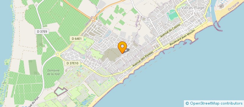 localisation de l'entreprise MONSIEUR BRYAN PLA  SERIGNAN