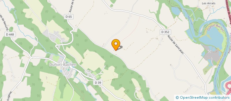 localisation de l'entreprise MONSIEUR BRYAN PORTIER  DUHORT-BACHEN