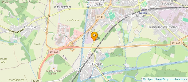 localisation de l'entreprise MONSIEUR BRYAN POULIN  PONT-L'EVEQUE