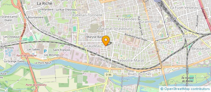 localisation de l'entreprise MONSIEUR BRYAN RAMOS  TOURS