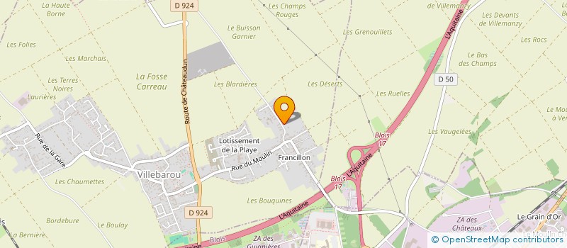 localisation de l'entreprise MONSIEUR BRYAN REGNARD  VILLEBAROU