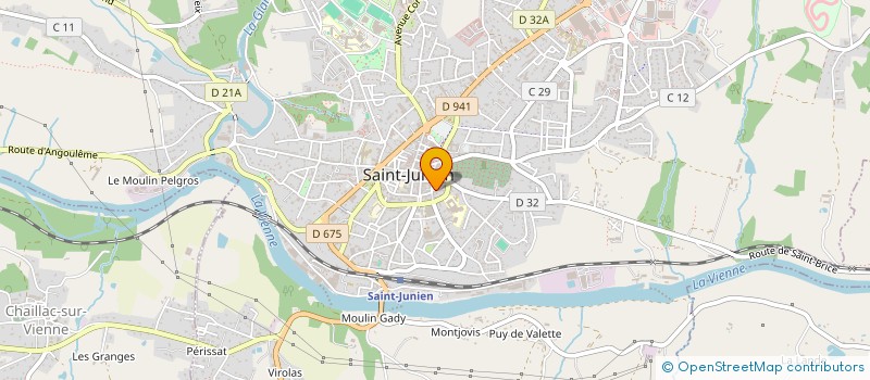 localisation de l'entreprise MONSIEUR BRYAN RIOU à SAINT-JUNIEN