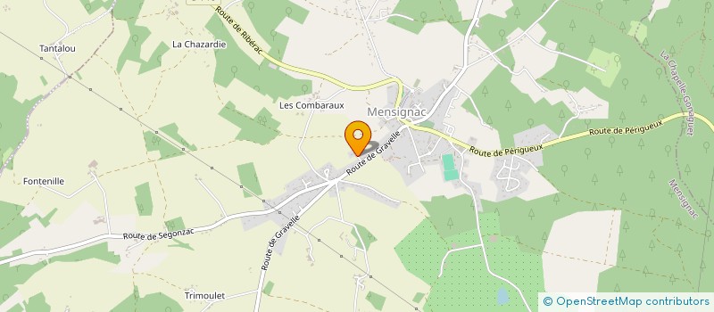 localisation de l'entreprise MONSIEUR BRYAN ROGERET  MENSIGNAC