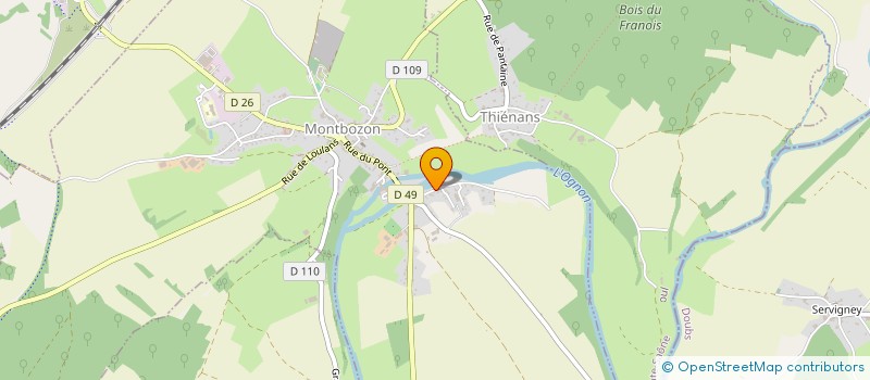 localisation de l'entreprise MONSIEUR BRYAN ROUZAUD  MONTBOZON