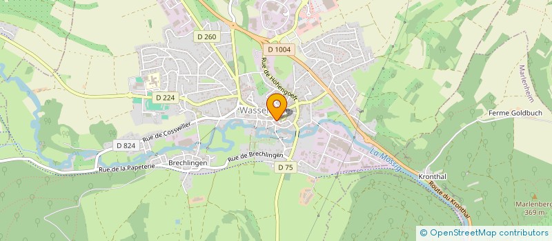 localisation de l'entreprise MONSIEUR BRYAN RUCH  WASSELONNE