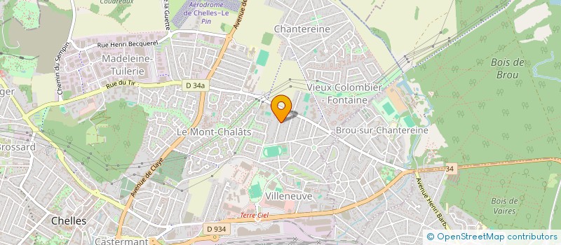 localisation de l'entreprise MONSIEUR BRYAN SAINT-JEAN à CHELLES