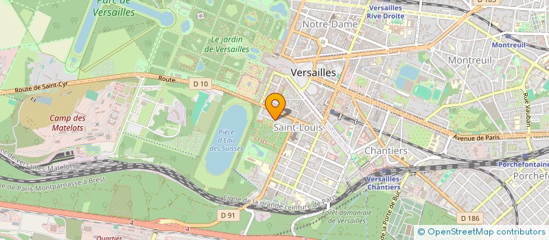 localisation de l'entreprise MONSIEUR BRYAN SANDOVAL à VERSAILLES