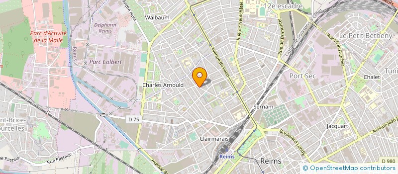 localisation de l'entreprise MONSIEUR BRYAN SAUTEREAU  REIMS