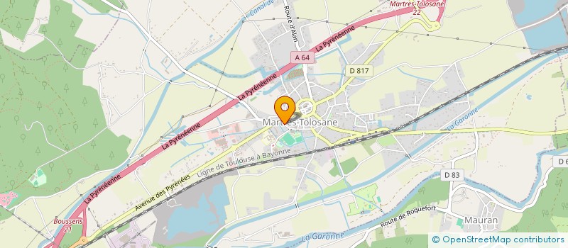 localisation de l'entreprise MONSIEUR BRYAN SEATEUN  MARTRES-TOLOSANE