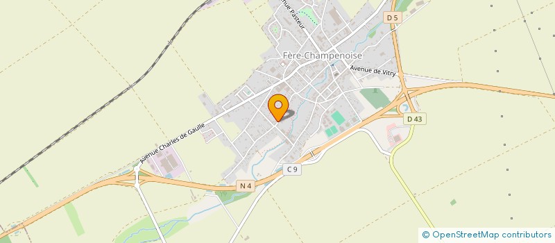 localisation de l'entreprise MONSIEUR BRYAN SERVIO BERNARDO  FERE-CHAMPENOISE