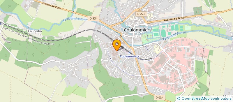 localisation de l'entreprise MONSIEUR BRYAN SOULLIAERT à COULOMMIERS