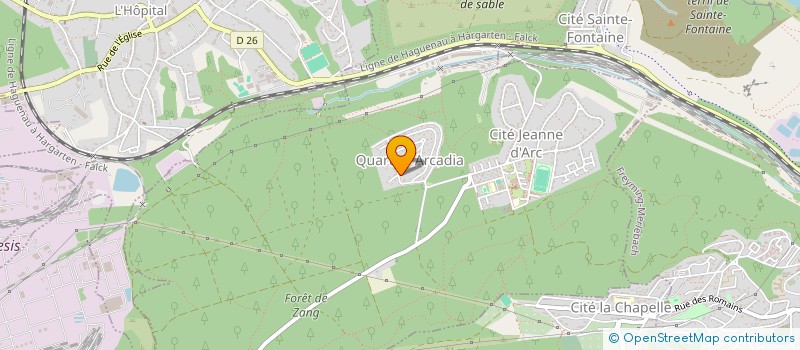 localisation de l'entreprise MONSIEUR BRYAN STERN  SAINT-AVOLD