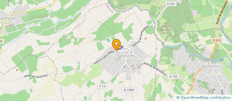 localisation de l'entreprise MONSIEUR BRYAN TANNOUS  SAUSSINES