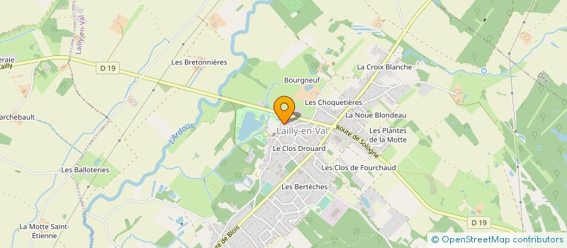 localisation de l'entreprise MONSIEUR BRYAN TERNOIS à LAILLY-EN-VAL