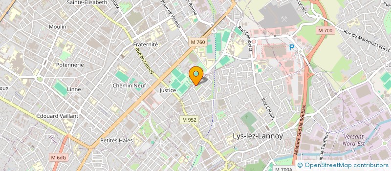 localisation de l'entreprise MONSIEUR BRYAN THIEFFRY  LYS-LEZ-LANNOY