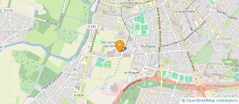 localisation de l'entreprise MONSIEUR BRYAN TREOL  FLEURY-SUR-ORNE