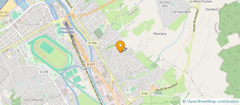 localisation de l'entreprise MONSIEUR BRYAN TRINITE  TOUQUES