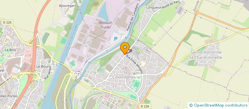 localisation de l'entreprise MONSIEUR BRYAN VAN DE MEERSSCHE  COLOMBELLES