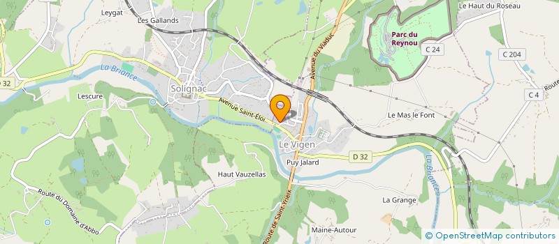 localisation de l'entreprise MONSIEUR BRYAN VIEIRA  LE VIGEN