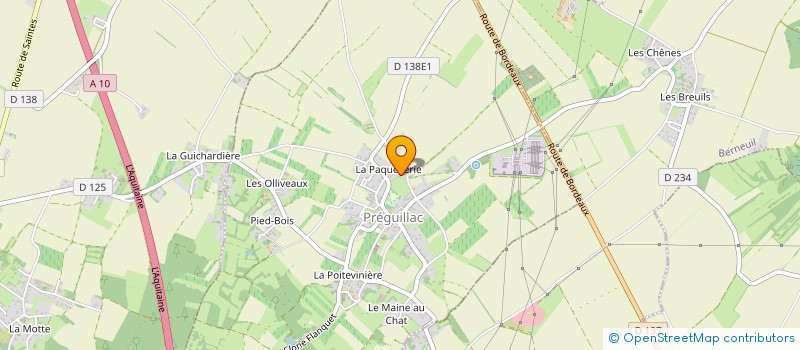 localisation de l'entreprise MONSIEUR BRYAN VIGIER  PREGUILLAC