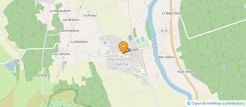 localisation de l'entreprise MONSIEUR BRYAN WINTERSTEIN  VOUNEUIL-SUR-VIENNE