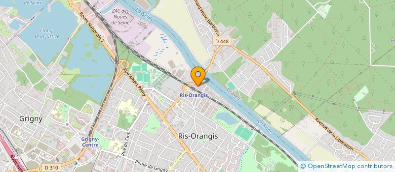 localisation de l'entreprise MONSIEUR BRYANS CIBRELUS  RIS-ORANGIS