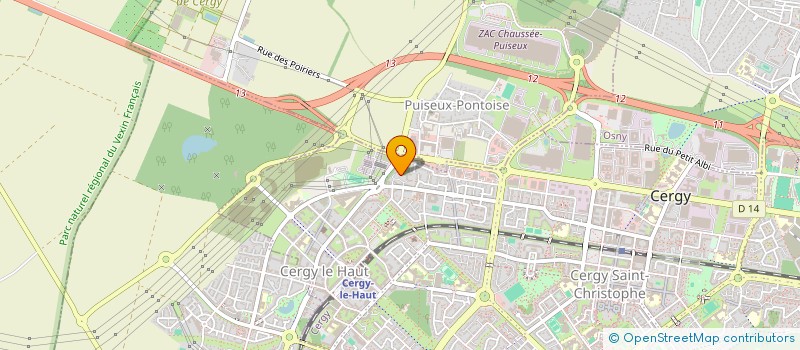 localisation de l'entreprise MONSIEUR BRYANT DAROSO  CERGY