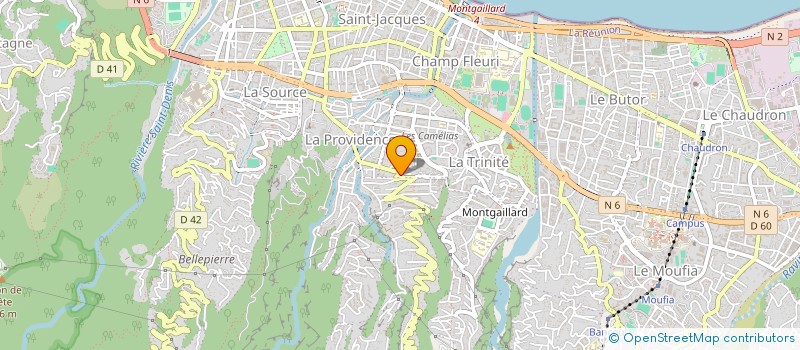 localisation de l'entreprise MONSIEUR BRYCE DENNINGER à SAINT-DENIS