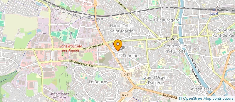 localisation de l'entreprise MONSIEUR BRYON DOMARIN à LAVAL