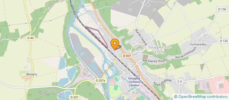 localisation de l'entreprise MONSIEUR BRYTON DITZ  SOUPPES-SUR-LOING