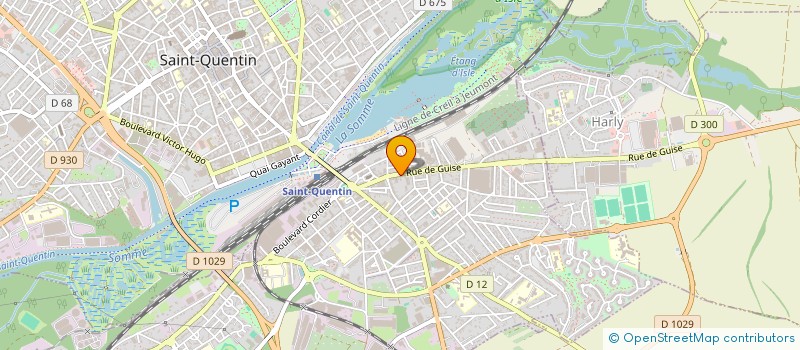 localisation de l'entreprise MONSIEUR BRYTON SPITAELS à SAINT-QUENTIN