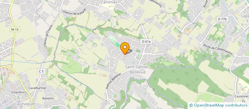 localisation de l'entreprise MONSIEUR BUBACCAR JABBI  SAINT-GENIES-BELLEVUE