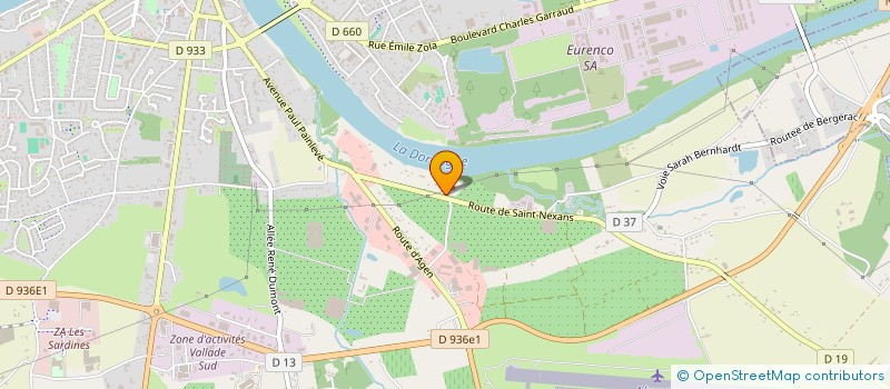 localisation de l'entreprise MONSIEUR BUDY REINHARD  BERGERAC