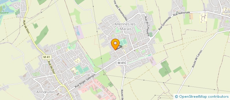 localisation de l'entreprise MONSIEUR BUKUKU NSIONA  ALLENNES-LES-MARAIS