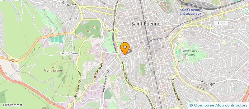 localisation de l'entreprise MONSIEUR BULENT KUCAK  SAINT-ETIENNE