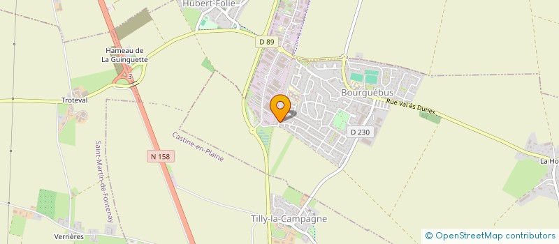 localisation de l'entreprise MONSIEUR BULENT OZTURK  BOURGUEBUS