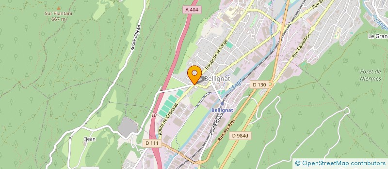 localisation de l'entreprise MONSIEUR BULENT YORGA à BELLIGNAT