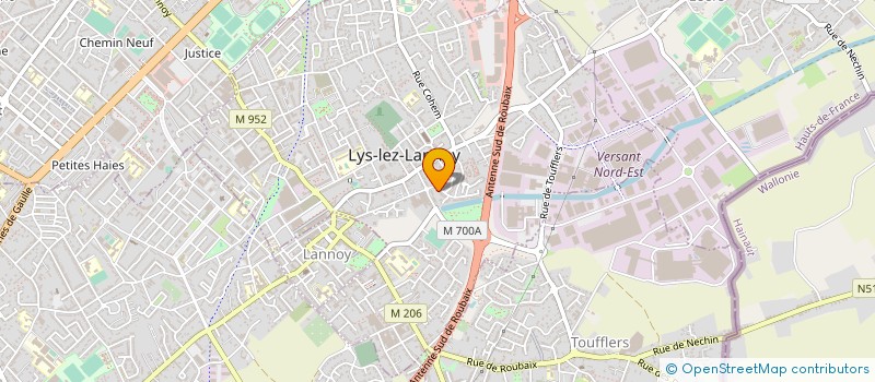 localisation de l'entreprise MONSIEUR BUMBY DUHEM  LANNOY