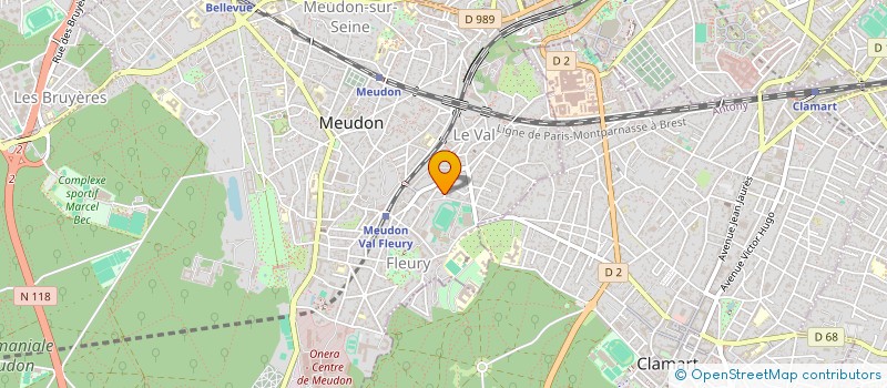 localisation de l'entreprise MONSIEUR BUN KEO  MEUDON