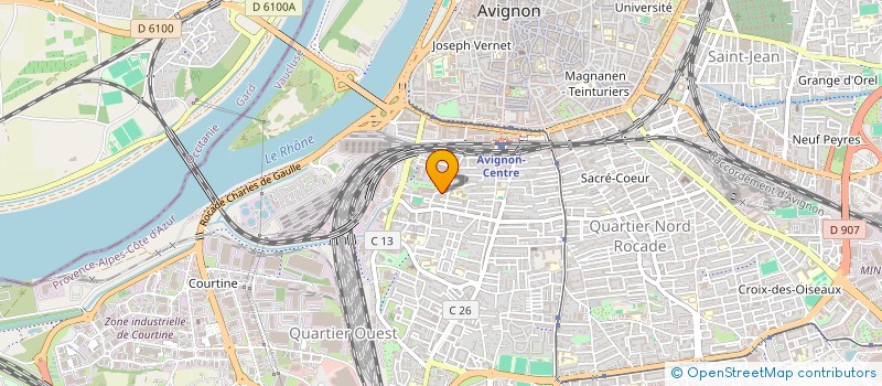 localisation de l'entreprise MONSIEUR BUNTHOEUN OUTH  AVIGNON