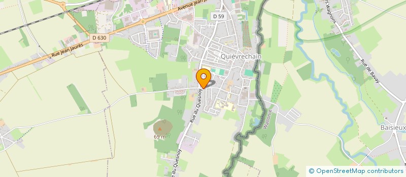 localisation de l'entreprise MONSIEUR BUNYAMIN GEMICI  QUIEVRECHAIN